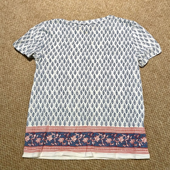 SZ Blockprints x J. Crew Leaf T-Shirt - Picture 2 of 8
